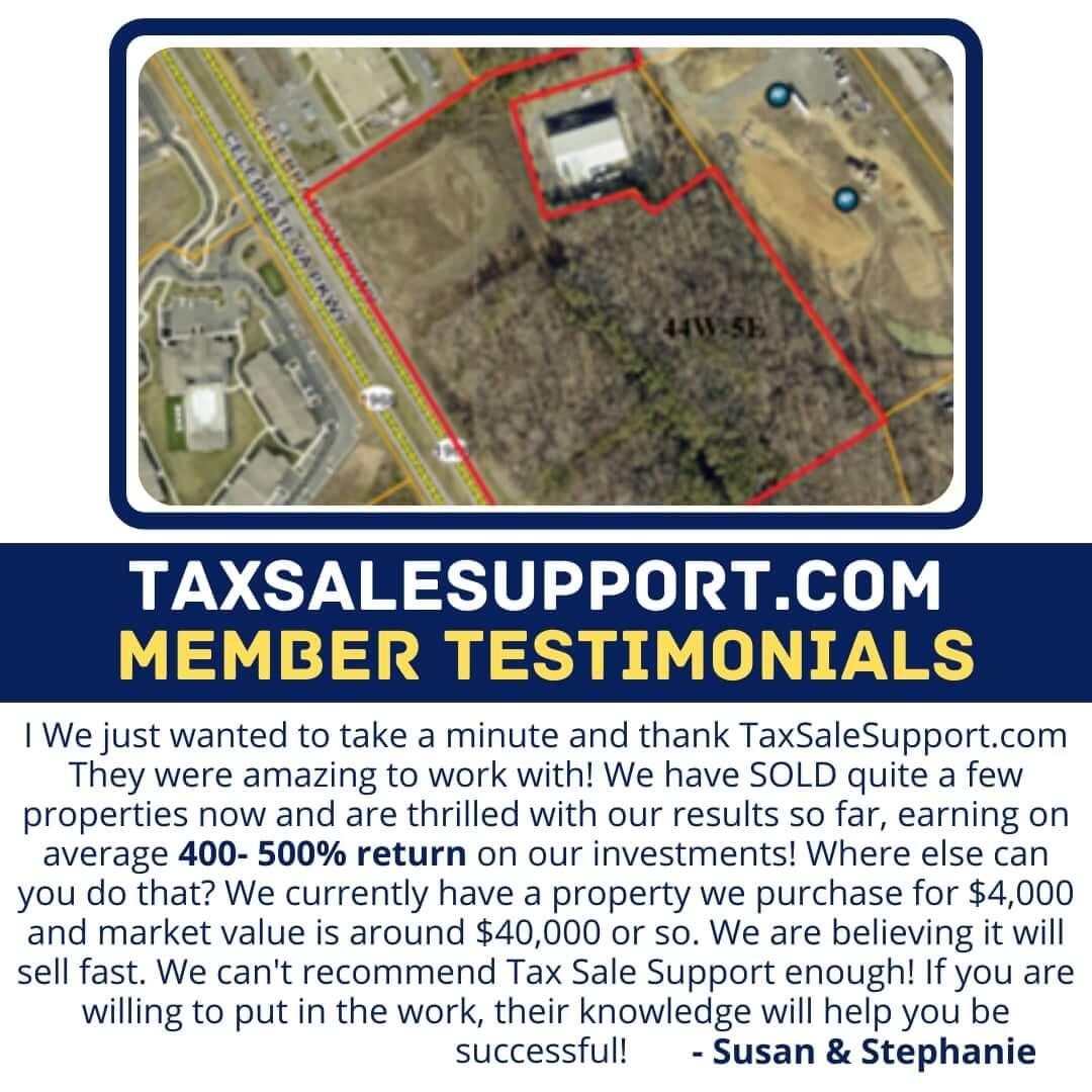 Tax Sale Support Members Testimonial-4