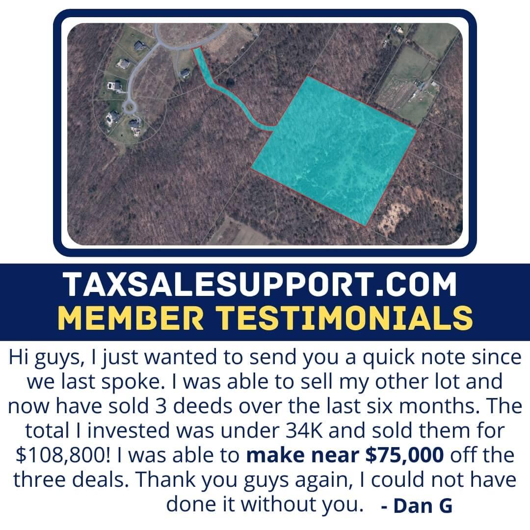 Tax Sale Support Members Testimonial-1